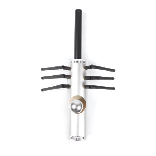 6 Antennas AKS Metal Detector Handheld Metal Detector Gold Detector With 6 Antennas & Control Case 2.36*13.38*6.49in Silver