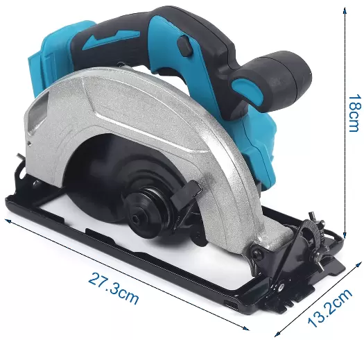 18V Cordless Portable Circular Saw, 45 Degree, 4500 RPM, Torque Power: 10.7" x 5.2" x 7.2"