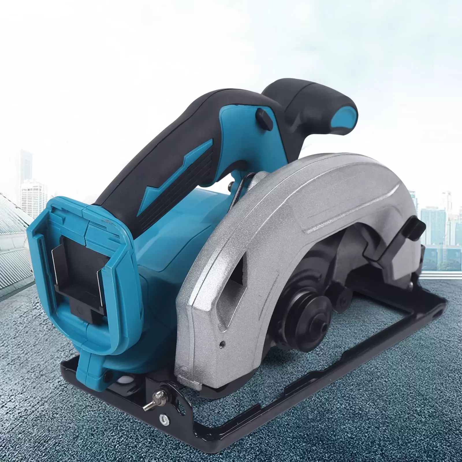 18V Cordless Portable Circular Saw, 45 Degree, 4500 RPM, Torque Power: 10.7" x 5.2" x 7.2" 18V Cordless Portable Circular Saw, 45 Degree, 4500 RPM, Torque Power: 10.7" x 5.2" x 7.2"
