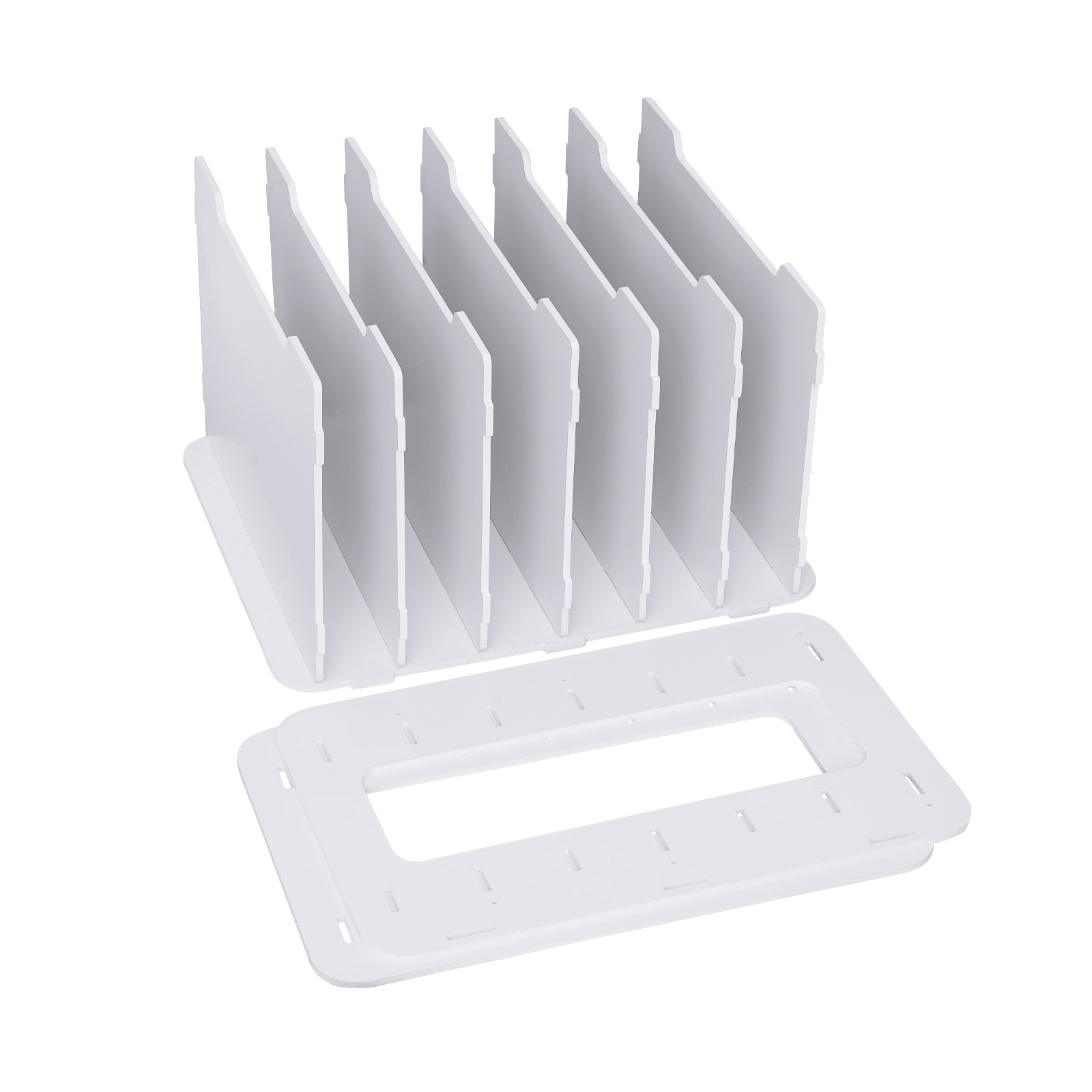 7 Tier White Wooden Office Desk Desktop Organizers and Accessories Letter Tray Paper Sorter Holder File Document Rack 7 Tier White Wooden Office Desk Desktop Organizers and Accessories Letter Tray Paper Sorter Holder File Document Rack