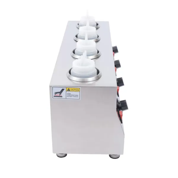 Electric Sauce Warmer 640W Cheese Sauce Chocolate Warmer Stainless Steel Chocolate Warmer 30-85℃ Sauce Heat Preservation Machine