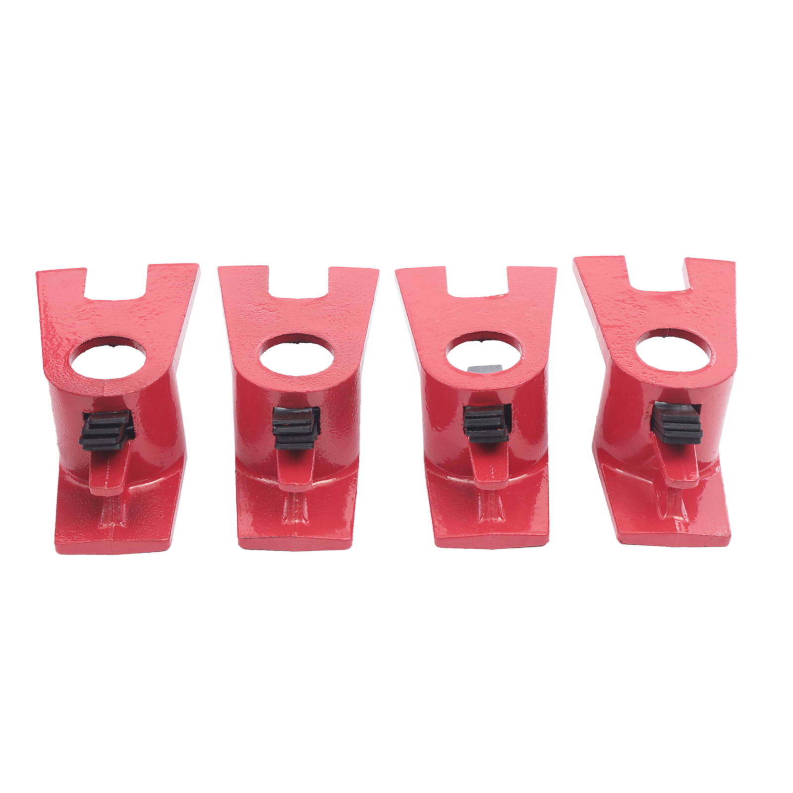 3/4" Wood Gluing Pipe Clamp Set 4 Pack Heavy Duty Cast Iron Quick Release Bar Clamps with Wide Base for Woodworking 3/4" Wood Gluing Pipe Clamp Set 4 Pack Heavy Duty Cast Iron Quick Release Bar Clamps with Wide Base for Woodworking