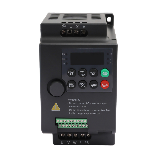 Variable Frequency Drive AC 220V/0.75KW 1HP 4A CNC VFD Single Phase to 3 Phase Converter for Spindle Motor Speed Control Single Phase Input