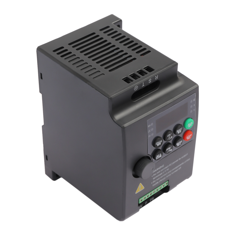 Variable Frequency Drive AC 220V/0.75KW 1HP 4A CNC VFD Single Phase to 3 Phase Converter for Spindle Motor Speed Control Single Phase Input