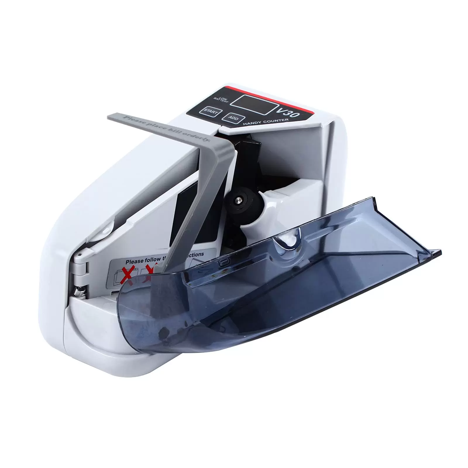 Money Counter Mini Portable Money Counter Bill Counter Mini LED Screen Portable Money Counter Fast Counting