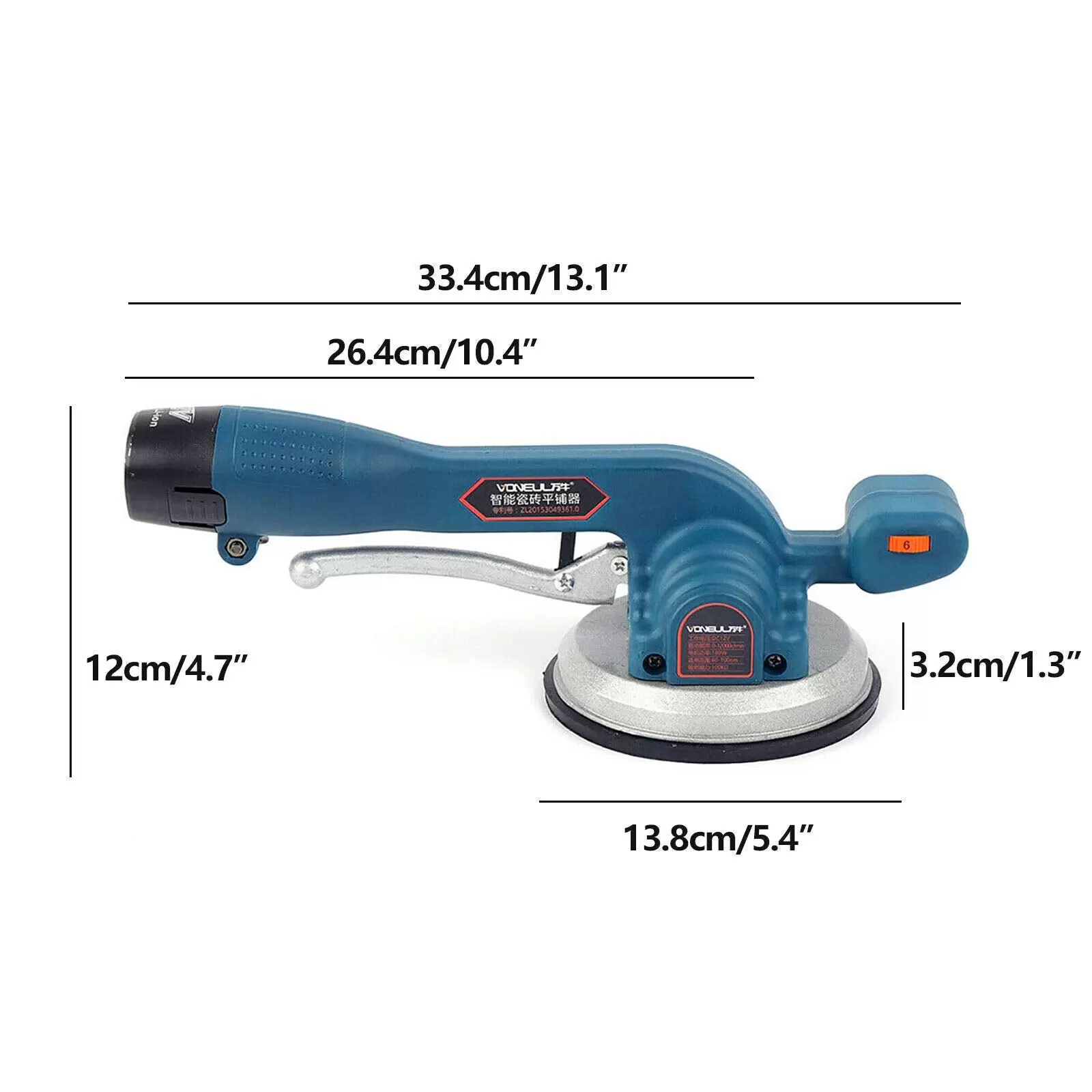 Electric Handheld DC12V Adsorption Capacity Tile Leveling Machine Electric Tile Vibrator Wall Floor Automatic Leveling Tiler Machine Tiling Tool Electric Handheld DC12V Adsorption Capacity Tile Leveling Machine Electric Tile Vibrator Wall Floor Automatic Leveling Tiler Machine Tiling Tool