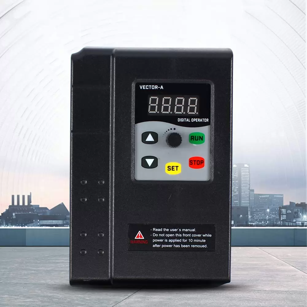 Single Phase VFD Frequency Inverter Speed Controller 220V 2.2KW Variable Speed Driver Capacity Adjustable for Spindle Motor Single Phase VFD Frequency Inverter Speed Controller 220V 2.2KW Variable Speed Driver Capacity Adjustable for Spindle Motor