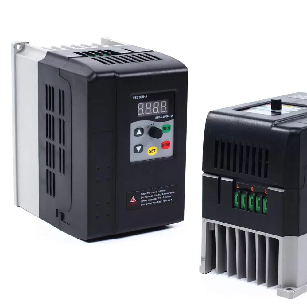 Single Phase VFD Frequency Inverter Speed Controller 220V 2.2KW Variable Speed Driver Capacity Adjustable for Spindle Motor Single Phase VFD Frequency Inverter Speed Controller 220V 2.2KW Variable Speed Driver Capacity Adjustable for Spindle Motor