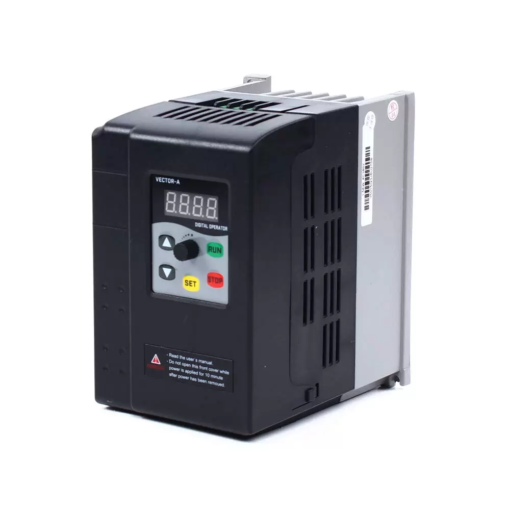 Single Phase VFD Frequency Inverter Speed Controller 220V 2.2KW Variable Speed Driver Capacity Adjustable for Spindle Motor Single Phase VFD Frequency Inverter Speed Controller 220V 2.2KW Variable Speed Driver Capacity Adjustable for Spindle Motor