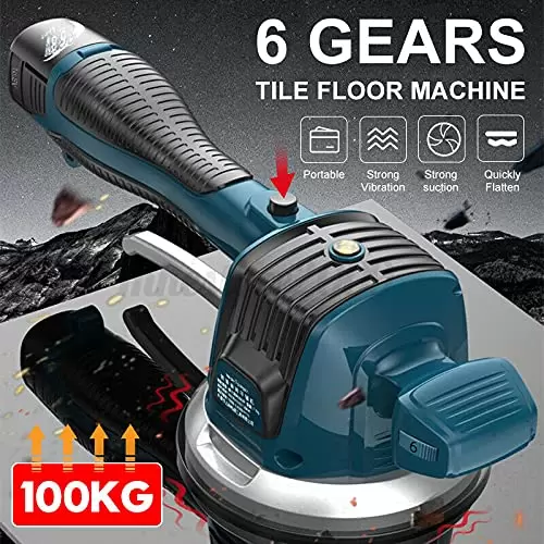 Handheld Tile Vibrator 6 Speed Adjustable Electric Tiling Machine Automatic Tile Leveling Machine Handheld Tile Vibrator 6 Speed Adjustable Electric Tiling Machine Automatic Tile Leveling Machine