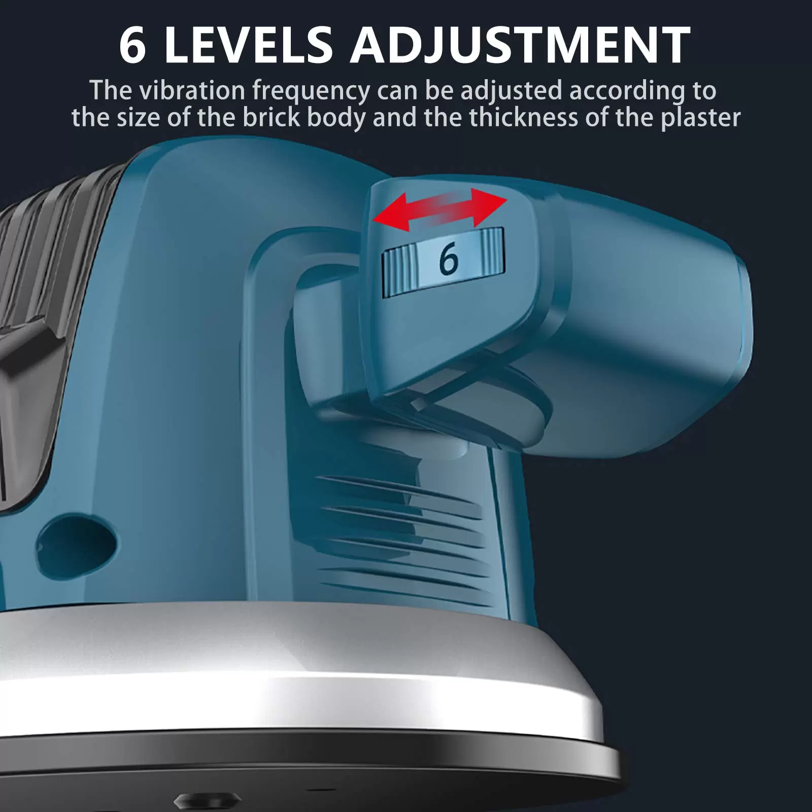 Handheld Tile Vibrator 6 Speed Adjustable Electric Tiling Machine Automatic Tile Leveling Machine Handheld Tile Vibrator 6 Speed Adjustable Electric Tiling Machine Automatic Tile Leveling Machine