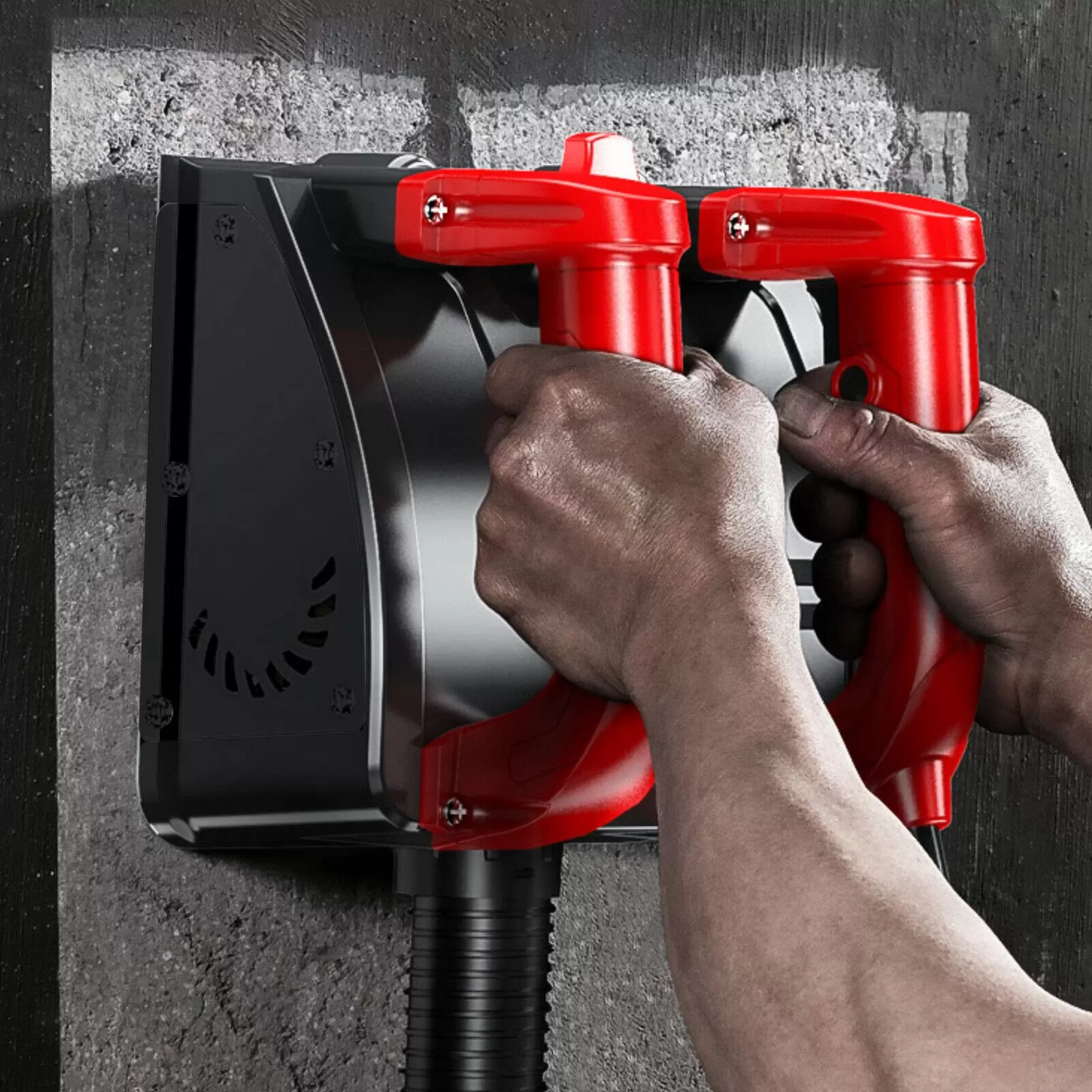 Electric drum cutter 1200 W - Spatula width for indoor and outdoor renovation of walls Electric drum cutter 1200 W - Spatula width for indoor and outdoor renovation of walls