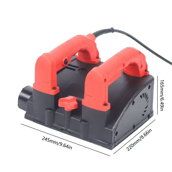 Electric drum cutter 1200 W - Spatula width for indoor and outdoor renovation of walls