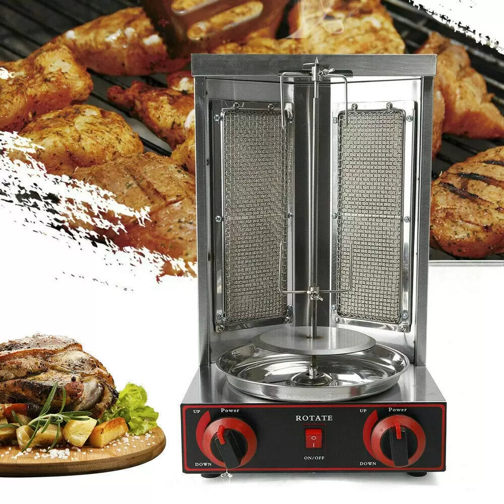 Electric kebab barbecue - 2 burners