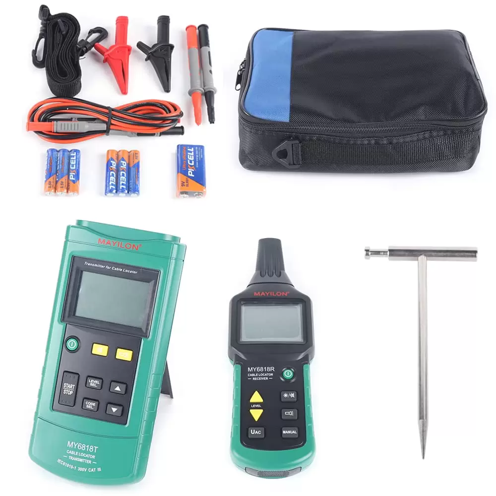 MY6818 AC/DC 35-400v Cable Finder - Cable Detector - Cable Tester My6818 35-400v Ac And Dc Portable Design Easy To Install Cable Locator