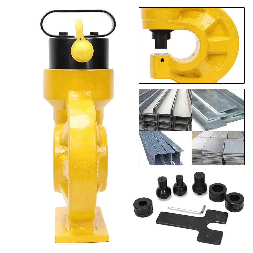 Ch-60 Hydraulic Sheet Metal Punch 3/4" Ch-60 - 31 T Sheet Metal Punch Hydraulic Punch - Yellow Ch-60 Hydraulic Hole Punch Comfortable Grip Ch-60 Hydraulic Sheet Metal Punch 3/4" Ch-60 - 31 T Sheet Metal Punch Hydraulic Punch - Yellow Ch-60 Hydraulic Hole Punch Comfortable Grip