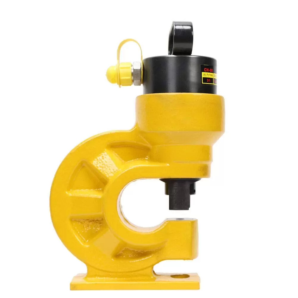 Ch-60 Hydraulic Sheet Metal Punch 3/4" Ch-60 - 31 T Sheet Metal Punch Hydraulic Punch - Yellow Ch-60 Hydraulic Hole Punch Comfortable Grip Ch-60 Hydraulic Sheet Metal Punch 3/4" Ch-60 - 31 T Sheet Metal Punch Hydraulic Punch - Yellow Ch-60 Hydraulic Hole Punch Comfortable Grip