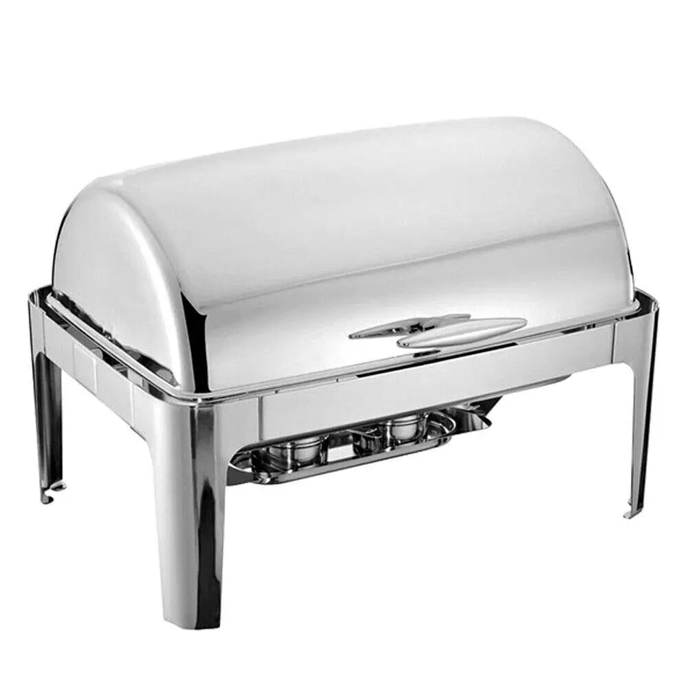 9L Stove Warming Container Warmer Lid with 2 Half Sizes Catering Trays 9L Stove Warming Container Warmer Lid with 2 Half Sizes Catering Trays