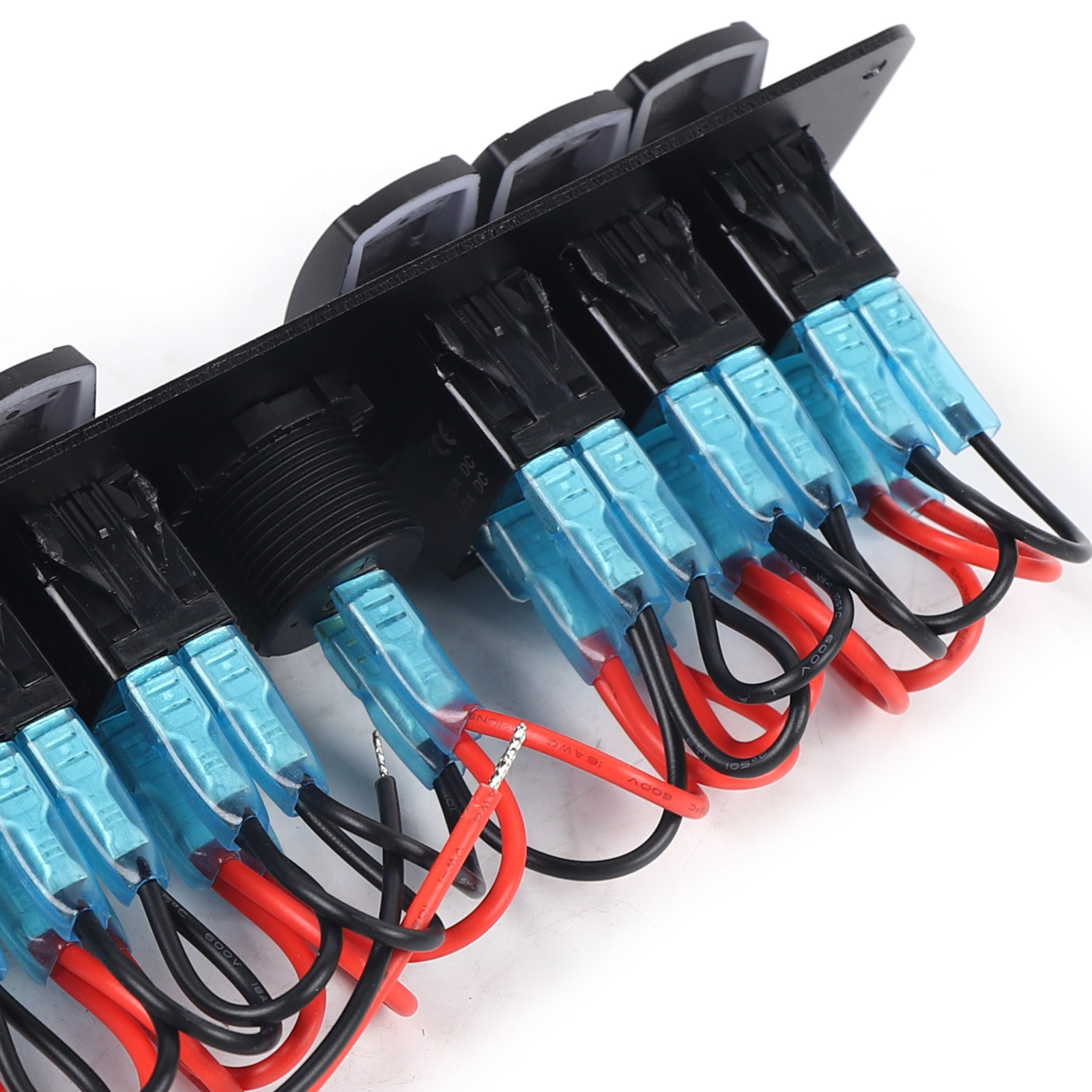DC 12V/24V 6 Gang LED Switch Panel Switch Panel for Car Bus Boat DC 12V/24V 6 Gang LED Switch Panel Switch Panel for Car Bus Boat