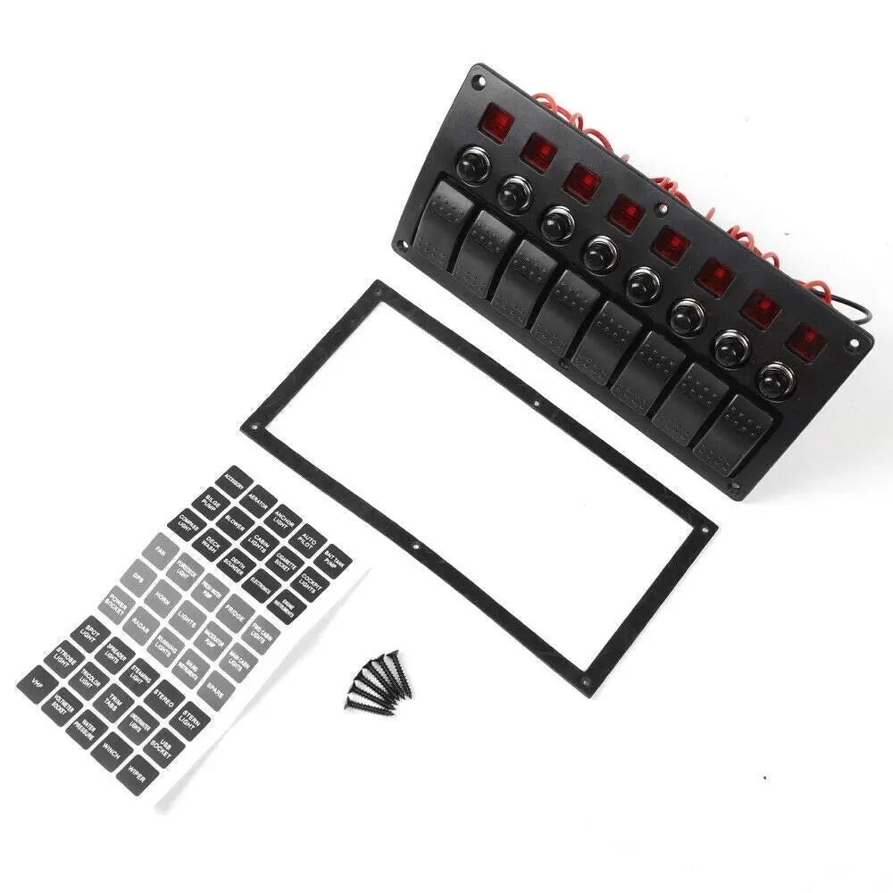 3 in 1 8 Speed LED Rocker Switch Panel 3 in 1 8 Speed LED Rocker Switch Panel