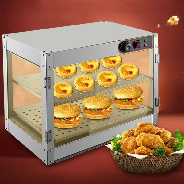 800W 24 x 15 x 20 inches Professional Food Warmer With 2 Stainless Steel Frames For Canteens Bakeries Cafes In Various Canteen Environments 800W 24 x 15 x 20 inches Professional Food Warmer With 2 Stainless Steel Frames For Canteens Bakeries Cafes In Various Canteen Environments