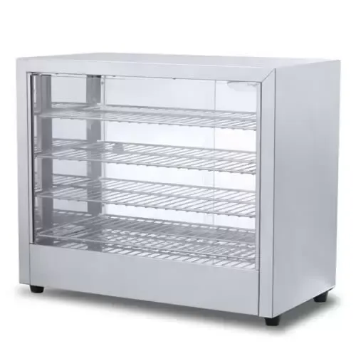 Fragile Waiting for after-sales situation Product without light Stainless Steel Hot Counter Showcase Heating Food Warmer for Fast Food Restaurants