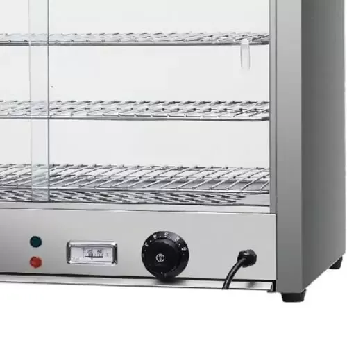 Fragile Waiting for after-sales situation Product without light Stainless Steel Hot Counter Showcase Heating Food Warmer for Fast Food Restaurants