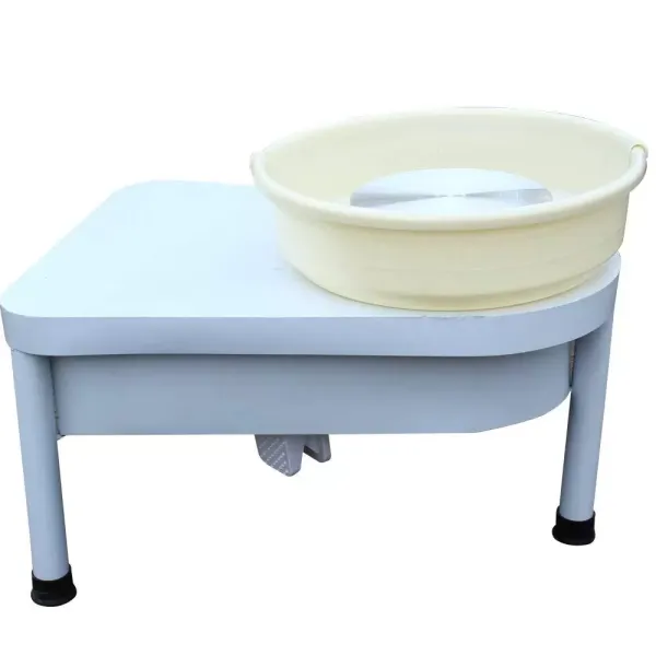 Professional Electric Pottery Disc with Pottery Pedal with Ceramic Adjustment Tool Stable and Durable Ceramic Wire Puller