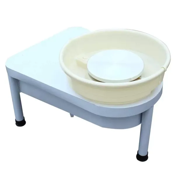 Professional Electric Pottery Disc with Pottery Pedal with Ceramic Adjustment Tool Stable and Durable Ceramic Wire Puller