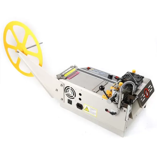 280W 350°C Automatic Belt Cutting Machine, Cold and Hot Cutting Width 110mm 280W 220V Automatic Digital Hot Cold Strip Cutter Webbing Textile Ribbon Cutter