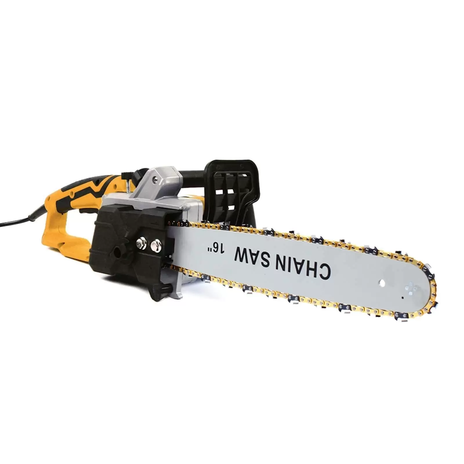 2000 W 16" Electric Chainsaw For Chainsaw Copper Yellow 800 Rpm Aluminum Transmission 220v 2000w Suitable For Cutting Different Kinds Of Wood
