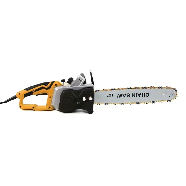 2000 W 16" Electric Chainsaw For Chainsaw Copper Yellow 800 Rpm Aluminum Transmission 220v 2000w Suitable For Cutting Different Kinds Of Wood