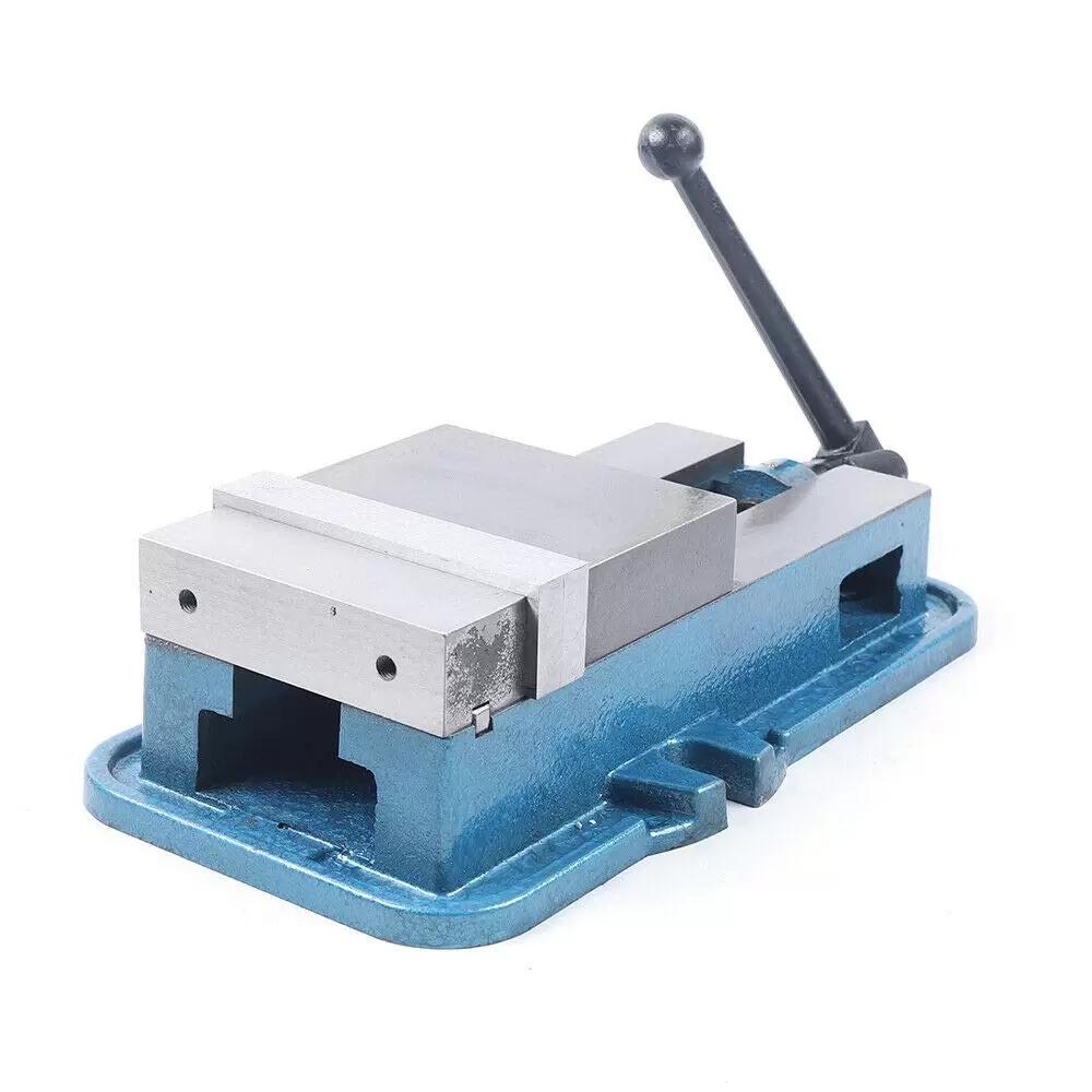 6" Precision Clamping Vise for Drilling Machines Milling Press Table Clamp Fix Parts Very Securely 160 x 160 x 45 mm Done With A Vice Blue 6" Precision Clamping Vise for Drilling Machines Milling Press Table Clamp Fix Parts Very Securely 160 x 160 x 45 mm Done With A Vice Blue