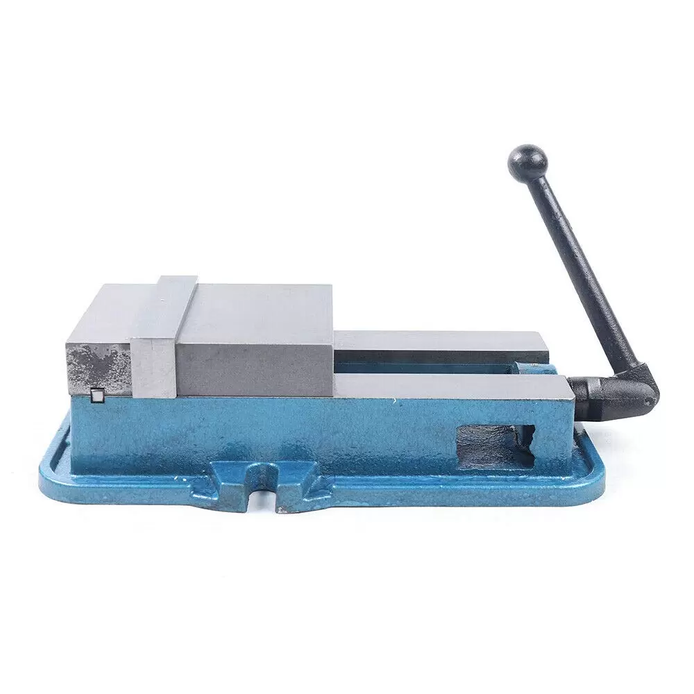 6" Precision Clamping Vise for Drilling Machines Milling Press Table Clamp Fix Parts Very Securely 160 x 160 x 45 mm Done With A Vice Blue