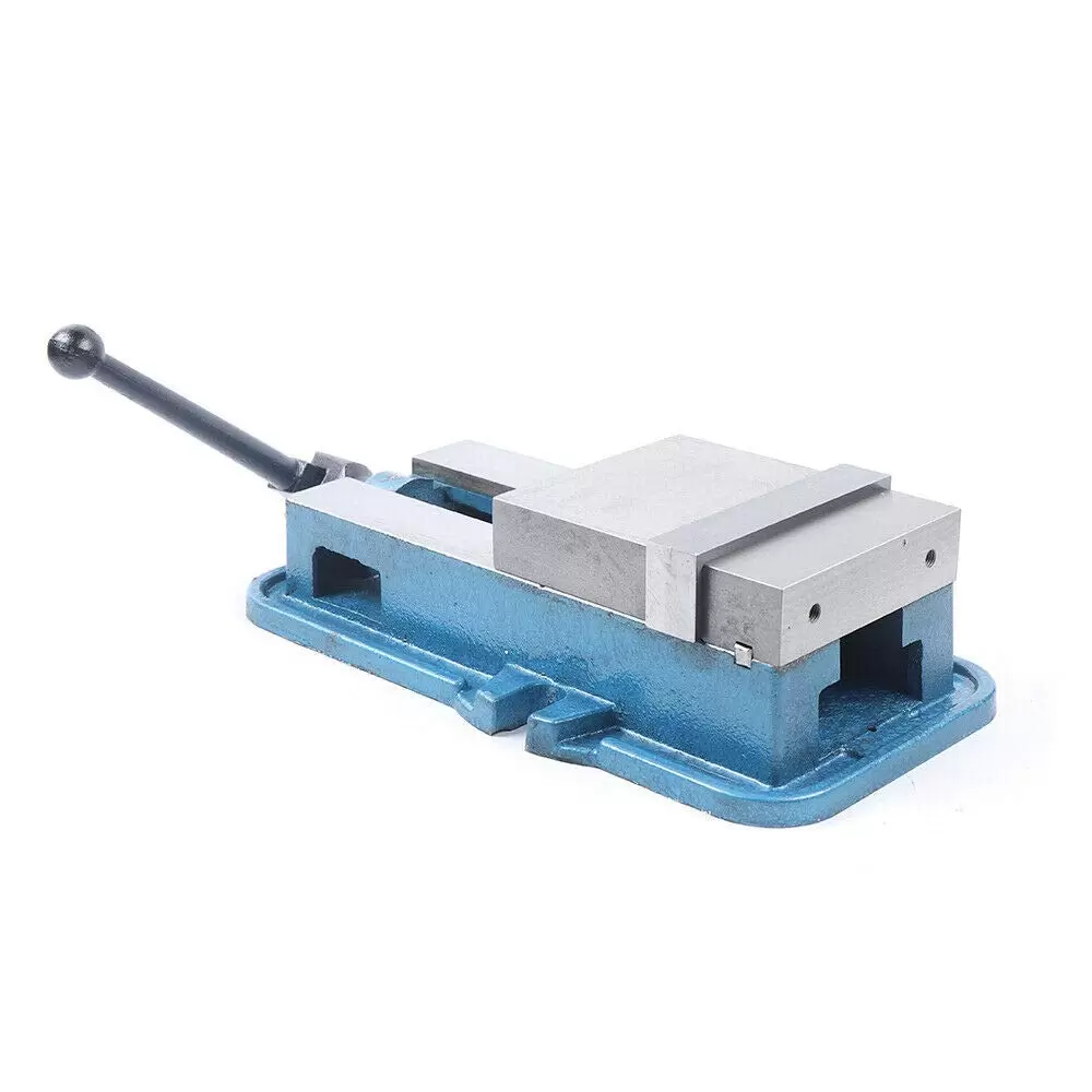 6" Precision Clamping Vise for Drilling Machines Milling Press Table Clamp Fix Parts Very Securely 160 x 160 x 45 mm Done With A Vice Blue