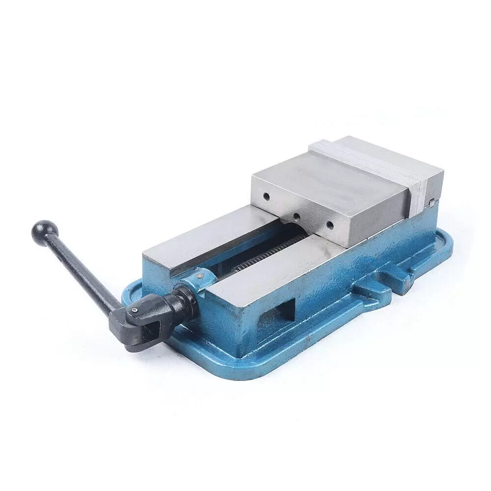 6" Precision Clamping Vise for Drilling Machines Milling Press Table Clamp Fix Parts Very Securely 160 x 160 x 45 mm Done With A Vice Blue 6" Precision Clamping Vise for Drilling Machines Milling Press Table Clamp Fix Parts Very Securely 160 x 160 x 45 mm Done With A Vice Blue