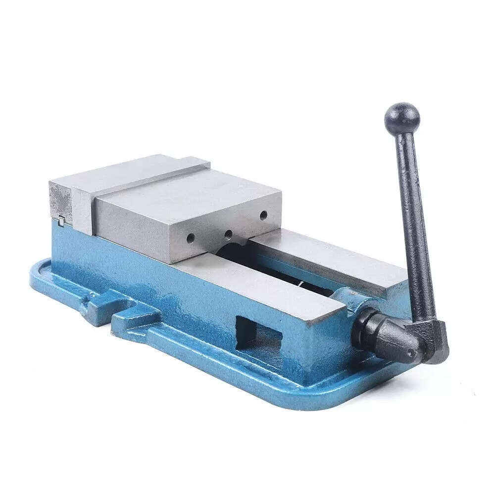 6" Precision Clamping Vise for Drilling Machines Milling Press Table Clamp Fix Parts Very Securely 160 x 160 x 45 mm Done With A Vice Blue 6" Precision Clamping Vise for Drilling Machines Milling Press Table Clamp Fix Parts Very Securely 160 x 160 x 45 mm Done With A Vice Blue