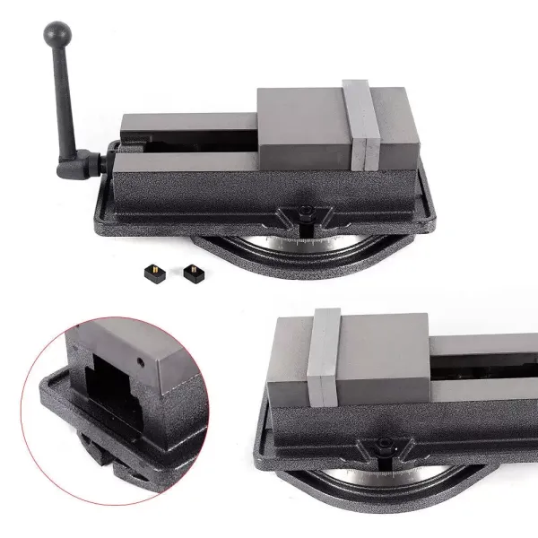 Precision Rotary Table Vise 100mm Precision Vise 4 Inch Jaw Width