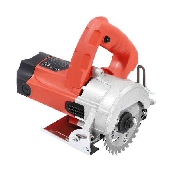 Portable Circular Saw with 2 Saw Blades Precision Plunge Saw 1800 W 13000 rpm Ideal for Cutting Wood Marble Tile Metal For DIY Enthusiasts Red