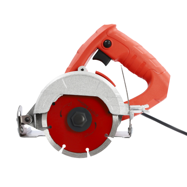 Portable Circular Saw with 2 Saw Blades Precision Plunge Saw 1800 W 13000 rpm Ideal for Cutting Wood Marble Tile Metal For DIY Enthusiasts Red