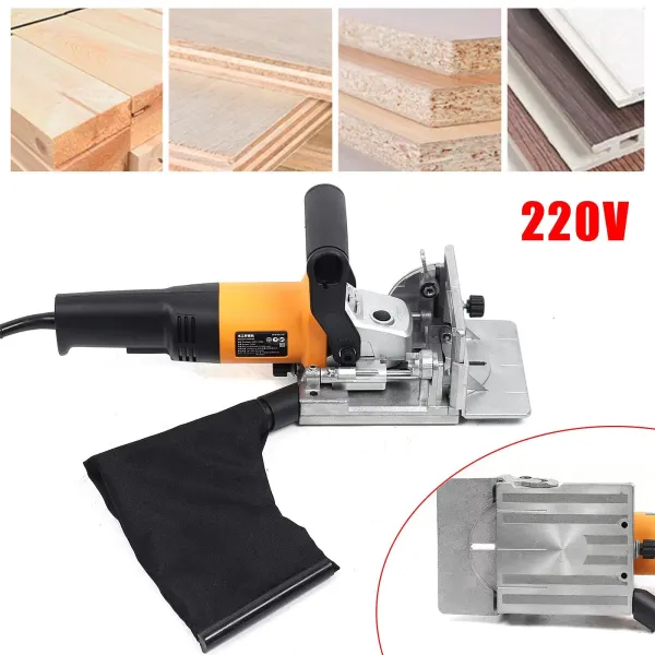 Professional Flat Groove Cutter - 220V - 760W - 90° Adjustable Angle Slot