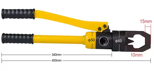 Hydraulic Nut Cutter Separator, Manual Screw Separator, with Small Cutting Head, Nut Cutter Range M8-M14, M16-24