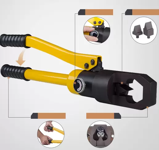 Hydraulic Nut Cutter Separator, Manual Screw Separator, with Small Cutting Head, Nut Cutter Range M8-M14, M16-24