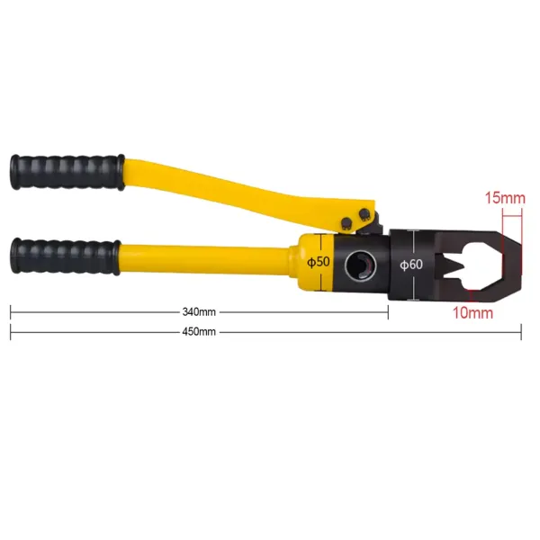 Hydraulic Nut Cutter Separator, Manual Screw Separator, with Small Cutting Head, Nut Cutter Range M8-M14, M16-24