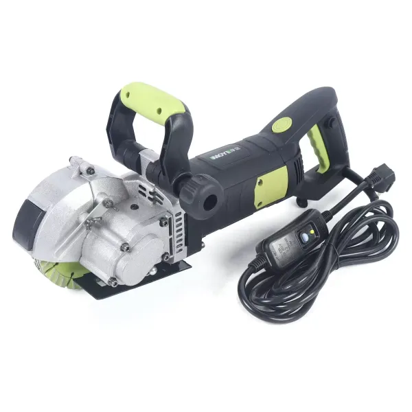 Wall slot cutter 2700 W 6 diamond discs 133 mm Granit Scanalature | with Wall Chaser vacuum cleaner