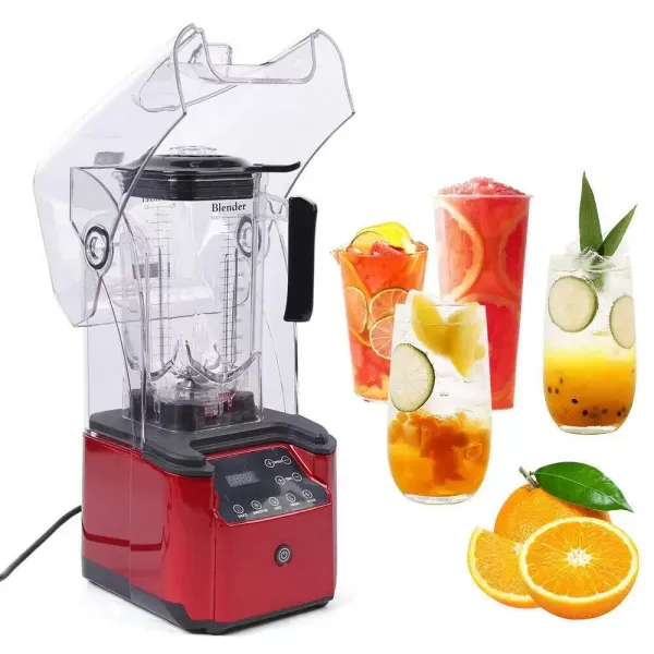 2.2L Blender Soundproof Ice Crusher Smoothie Maker Multifunctional Fruit Blender Ice Crusher Milk Mixer 2200W 2.2L Blender Soundproof Ice Crusher Smoothie Maker Multifunctional Fruit Blender Ice Crusher Milk Mixer 2200W