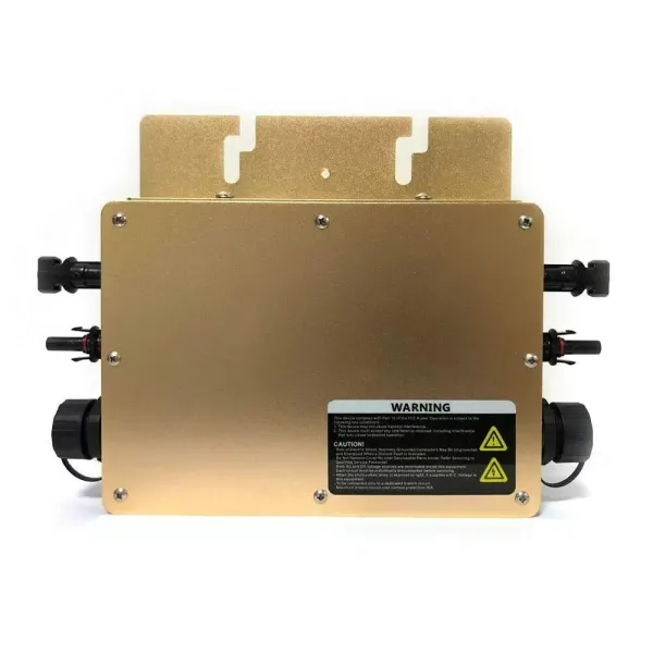 WVC-600W MPPT Micro Inverter, IP65 Waterproof Solar Inverter, with PV Grid Connection Digital Inverter, 22-50VDC (Gold) WVC-600W MPPT Micro Inverter, IP65 Waterproof Solar Inverter, with PV Grid Connection Digital Inverter, 22-50VDC (Gold)