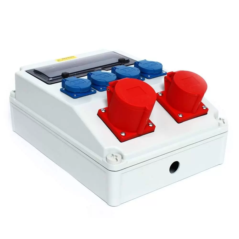 Wall-mounted Distributor Cncest 3x16a 1x32afi Construction Site Current Distributor Distributor For Damp Premises Waterproof Junction Box Wall-mounted Distributor Cncest 3x16a 1x32afi Construction Site Current Distributor Distributor For Damp Premises Waterproof Junction Box