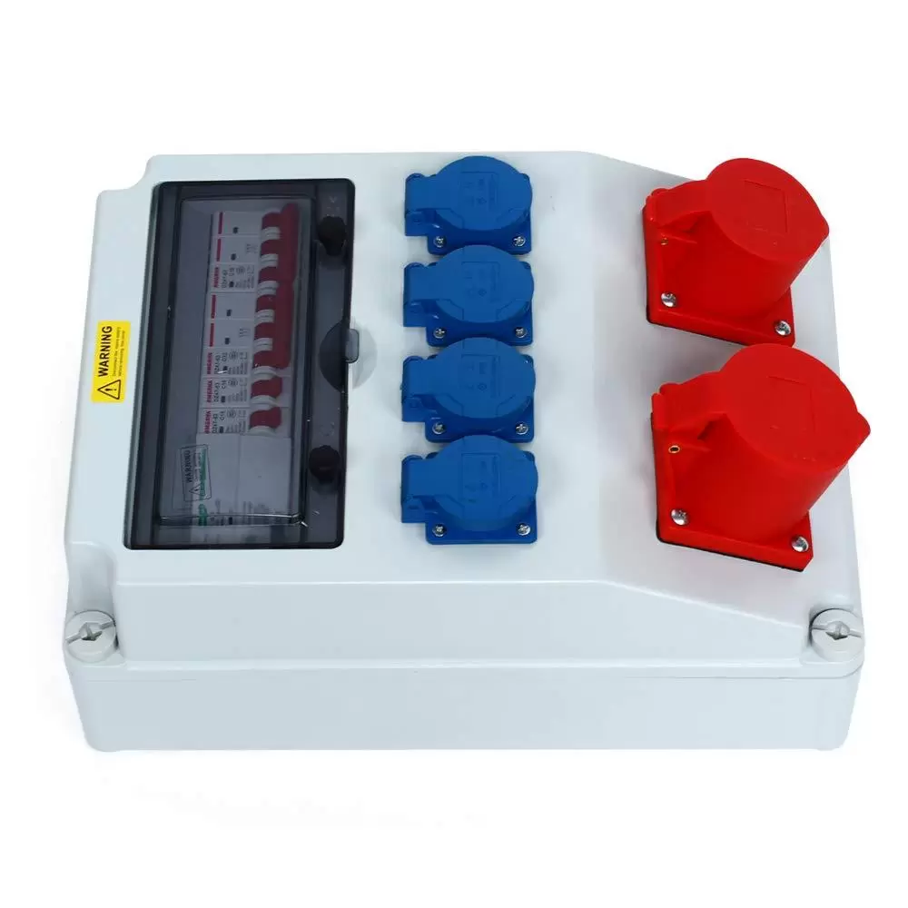 Wall-mounted Distributor Cncest 3x16a 1x32afi Construction Site Current Distributor Distributor For Damp Premises Waterproof Junction Box Wall-mounted Distributor Cncest 3x16a 1x32afi Construction Site Current Distributor Distributor For Damp Premises Waterproof Junction Box