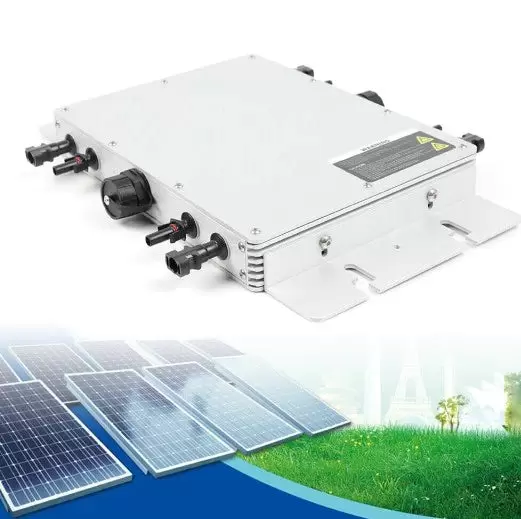 Micro Solar Inverter - MPPT Micro Photovoltaic Inverter, Durable Solar Converter Power Inverter 1200W (IP65)